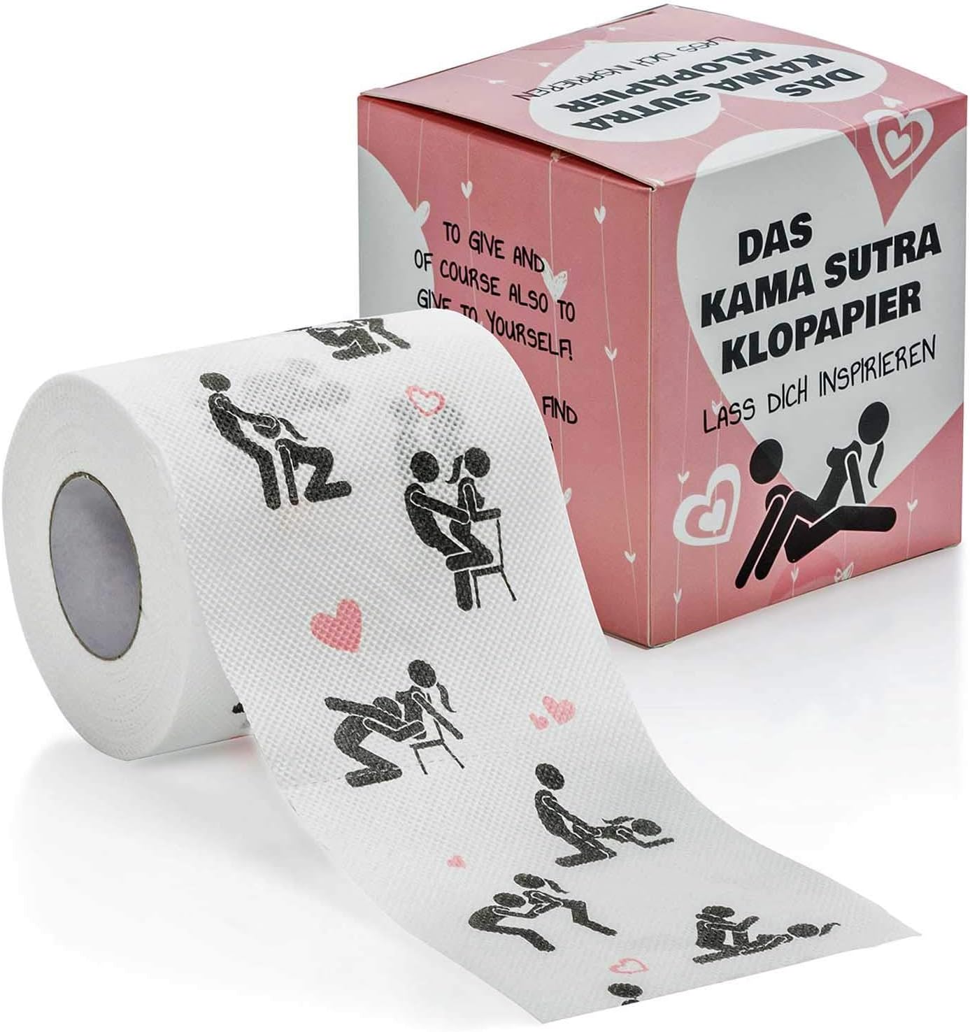 Kamasutra Toilettenpapier - Lustiges Fun Klopapier Geschenk