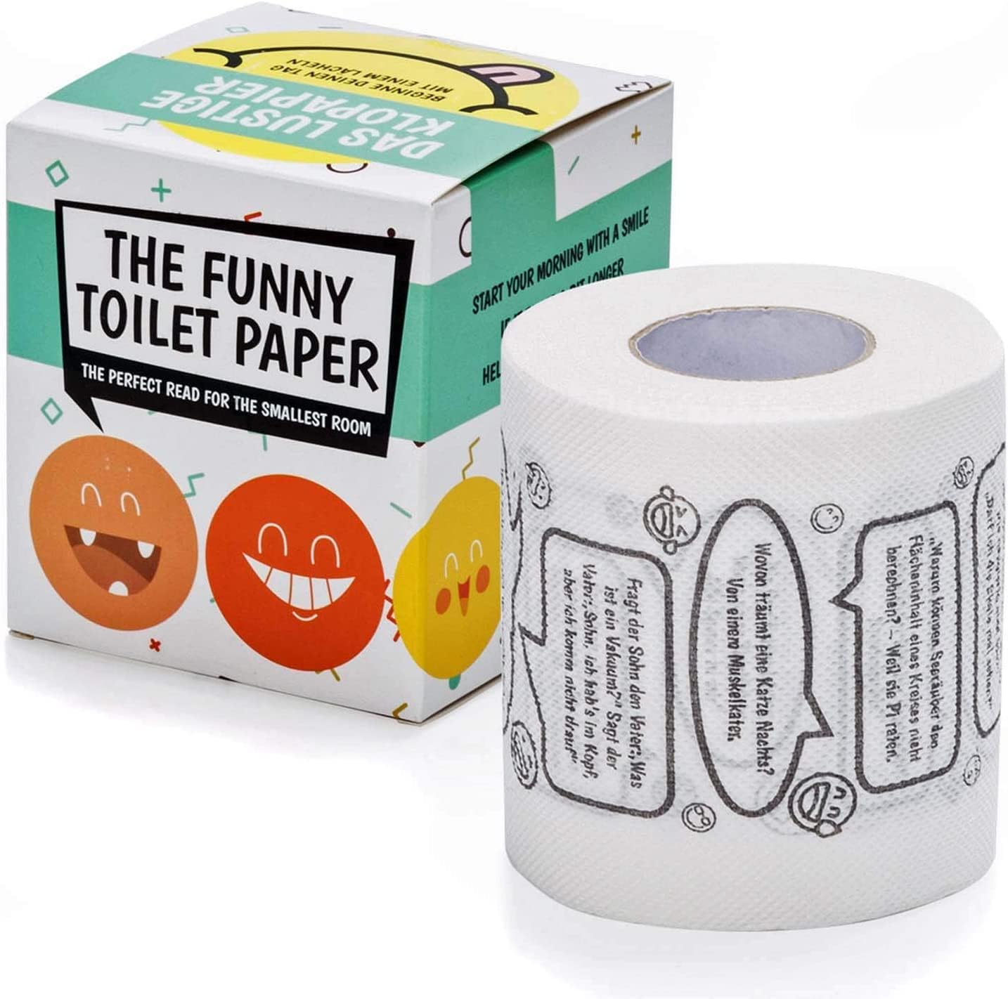 Witze Toilettenpapier – Lustiges Geschenk & Scherzartikel für das WC