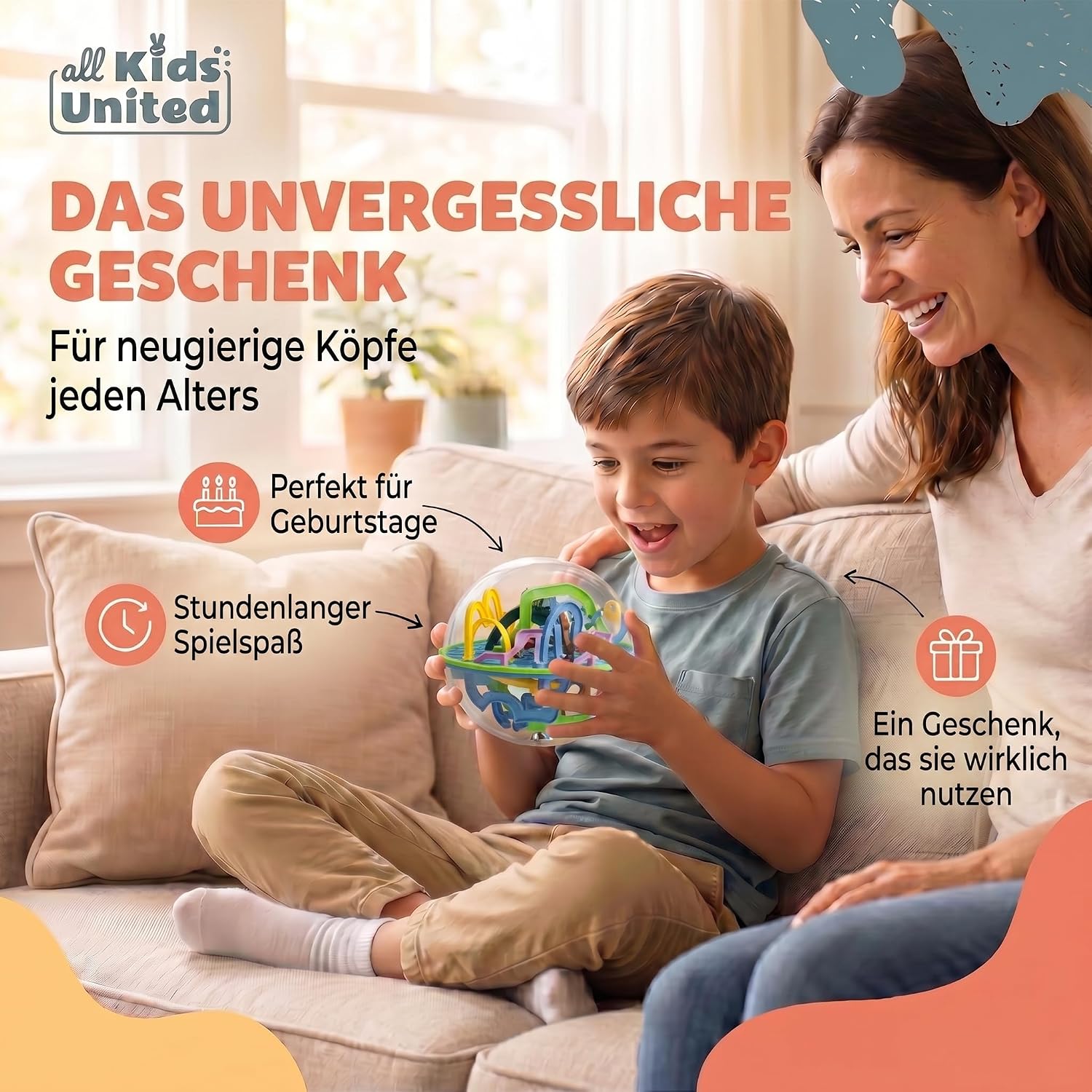 3D Kugel Labyrinth Puzzle – Magic Maze Geschicklichkeitsspiel