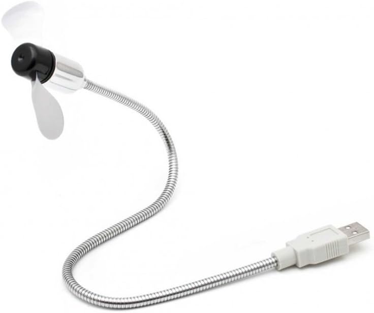 USB Ventilator mit flexiblem Schwanenhals für PC & Laptop