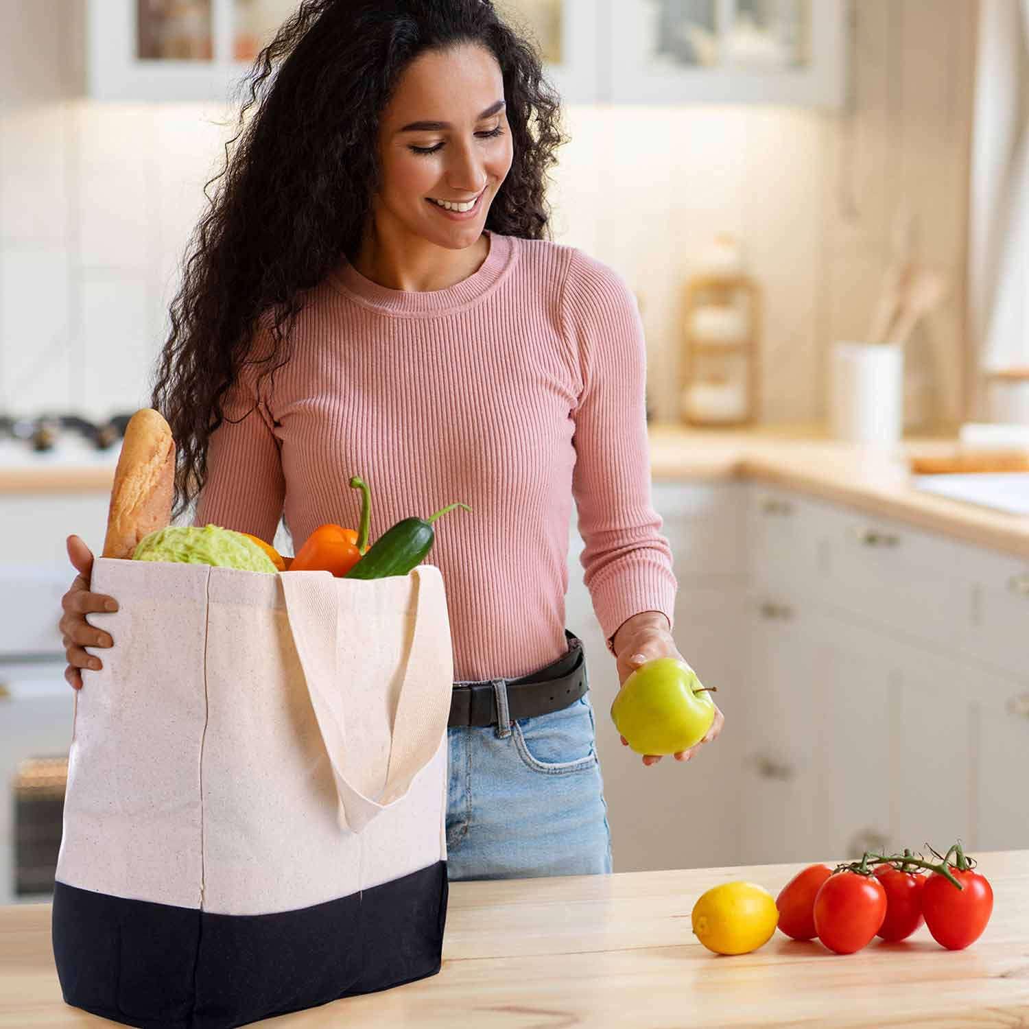 Nachhaltige Baumwolltasche - Robuster Shopper mit verstärkten Nähten