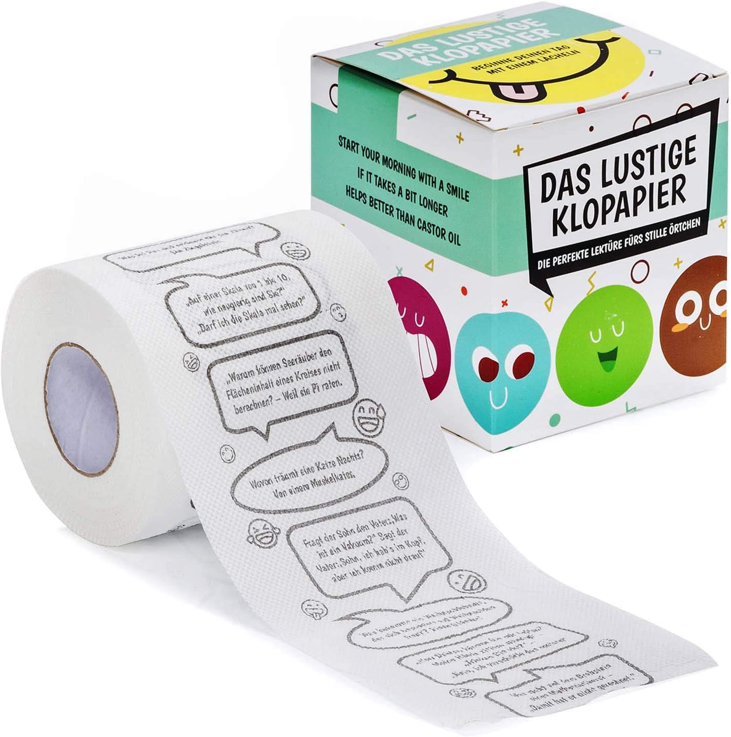 Witze Toilettenpapier – Lustiges Geschenk & Scherzartikel für das WC