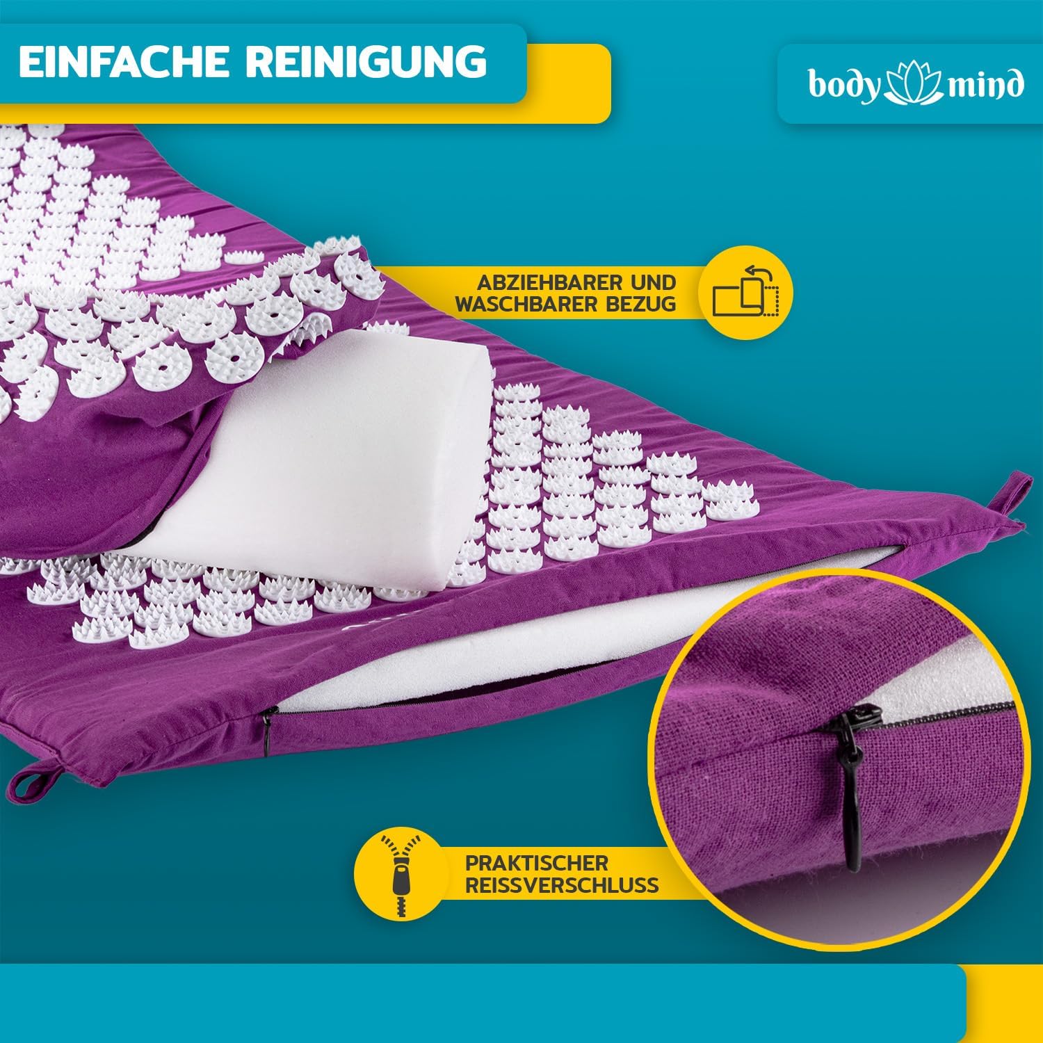 Akupressurmatte 130x50cm – XXL Nagelmatte zur Entspannung