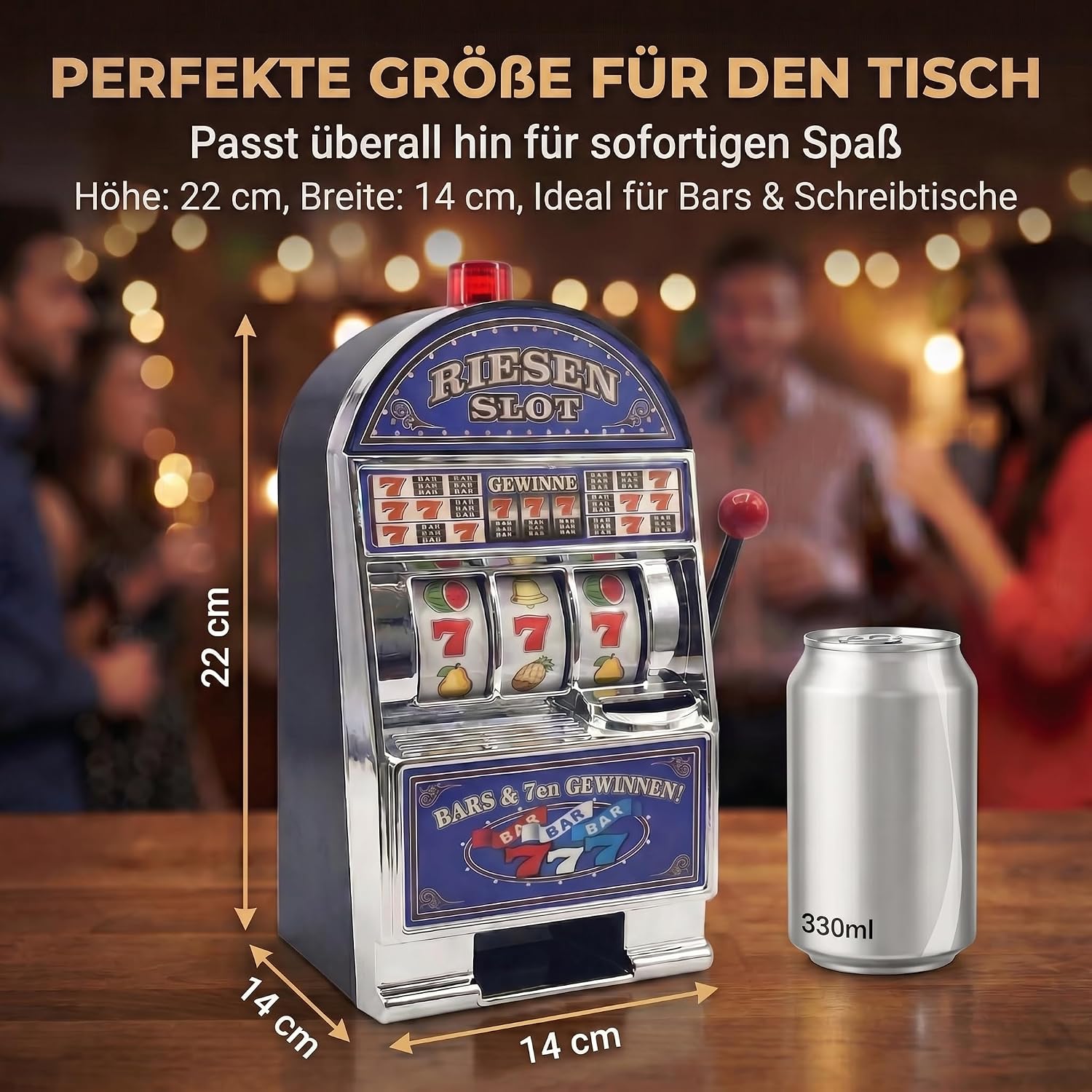 Einarmiger Bandit Slot Machine - Retro Spielautomat & Spardose