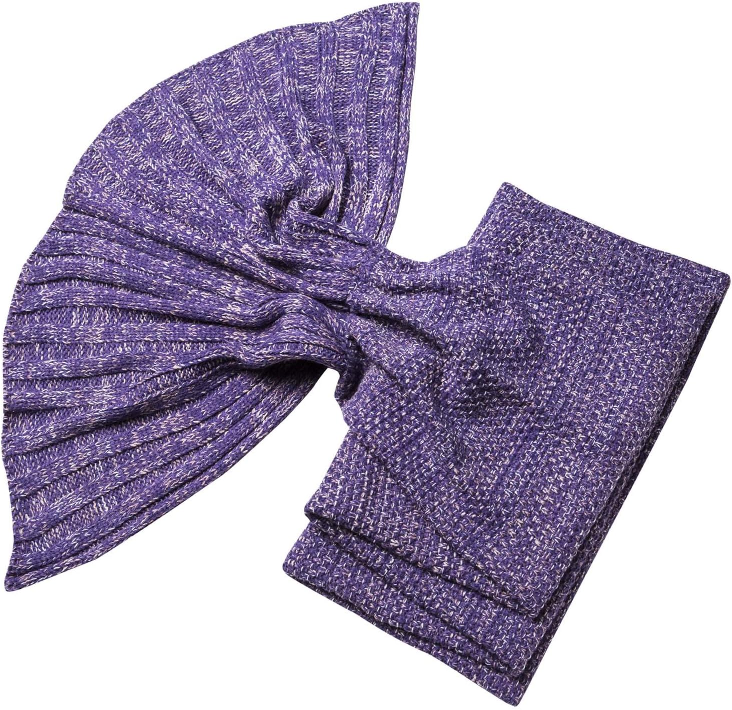 Feluna Meerjungfrau Kuscheldecke – 180x85 cm – Weiche Strickdecke