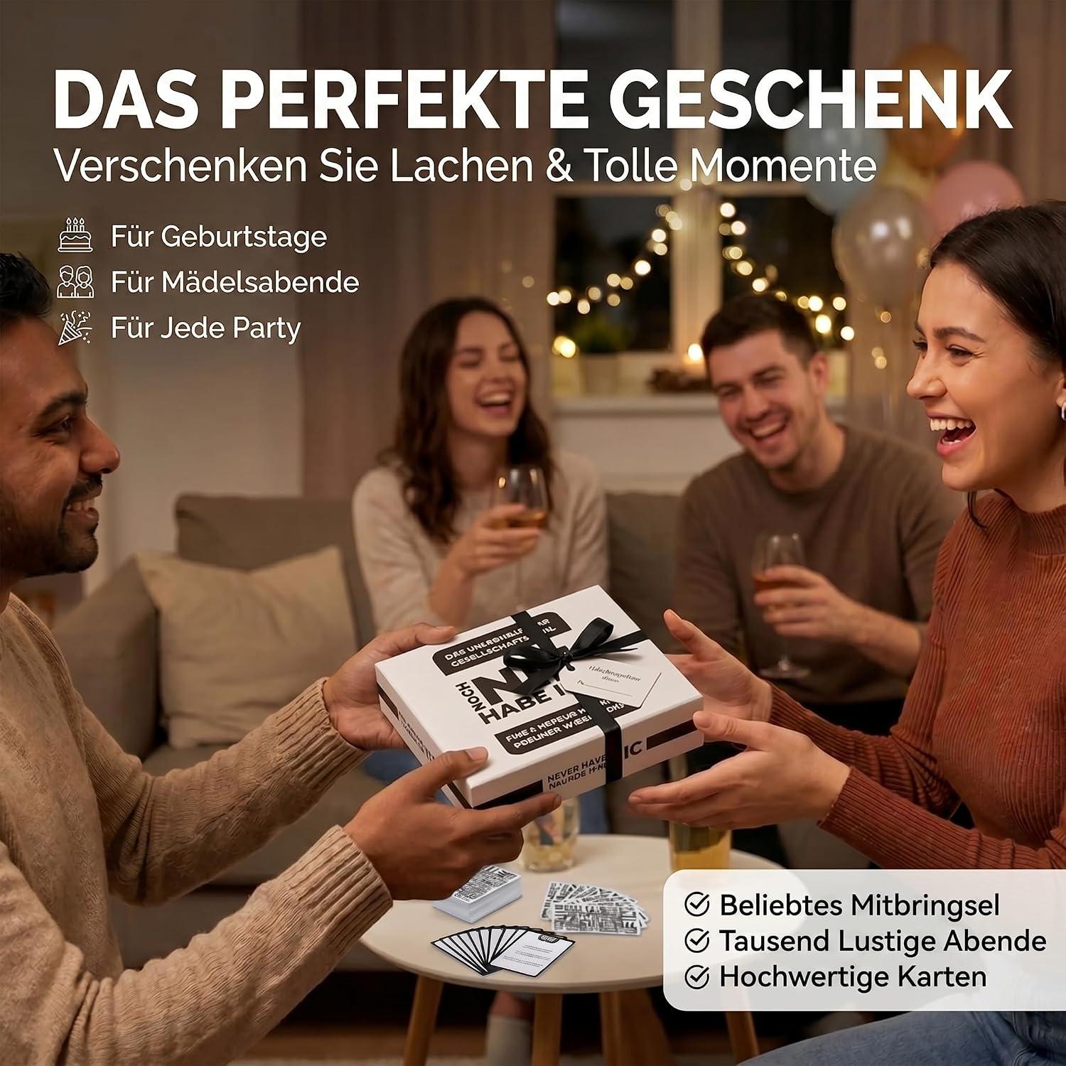 Noch NIE habe ich Partyspiel - Trinkspiel mit 300 Fragen