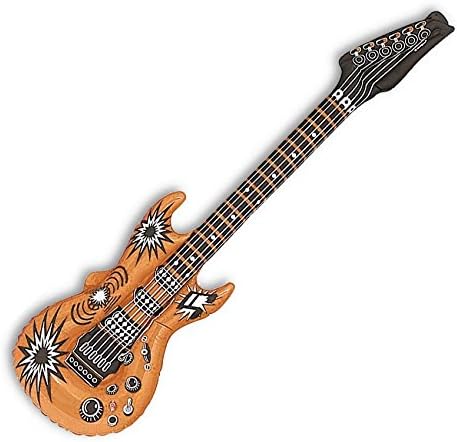 6x Luftgitarre Set - Aufblasbare Air Guitar für Partys & Events