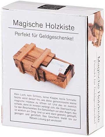 Magische Geldgeschenkbox aus Holz – Kreative Puzzle-Box für Geschenke