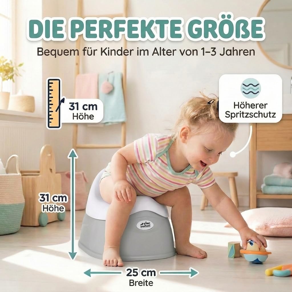 all Kids United Baby-Übungstöpfchen - Ergonomischer Toiletten-Trainer