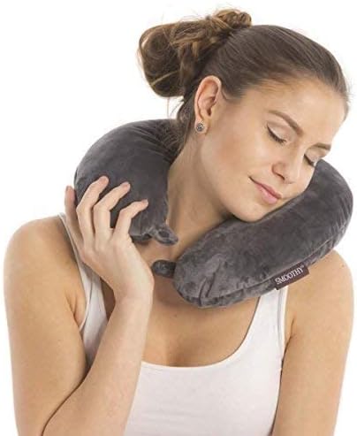 Smoothy Nackenkissen mit EPS-Perlen - Ergonomisches Reisekissen