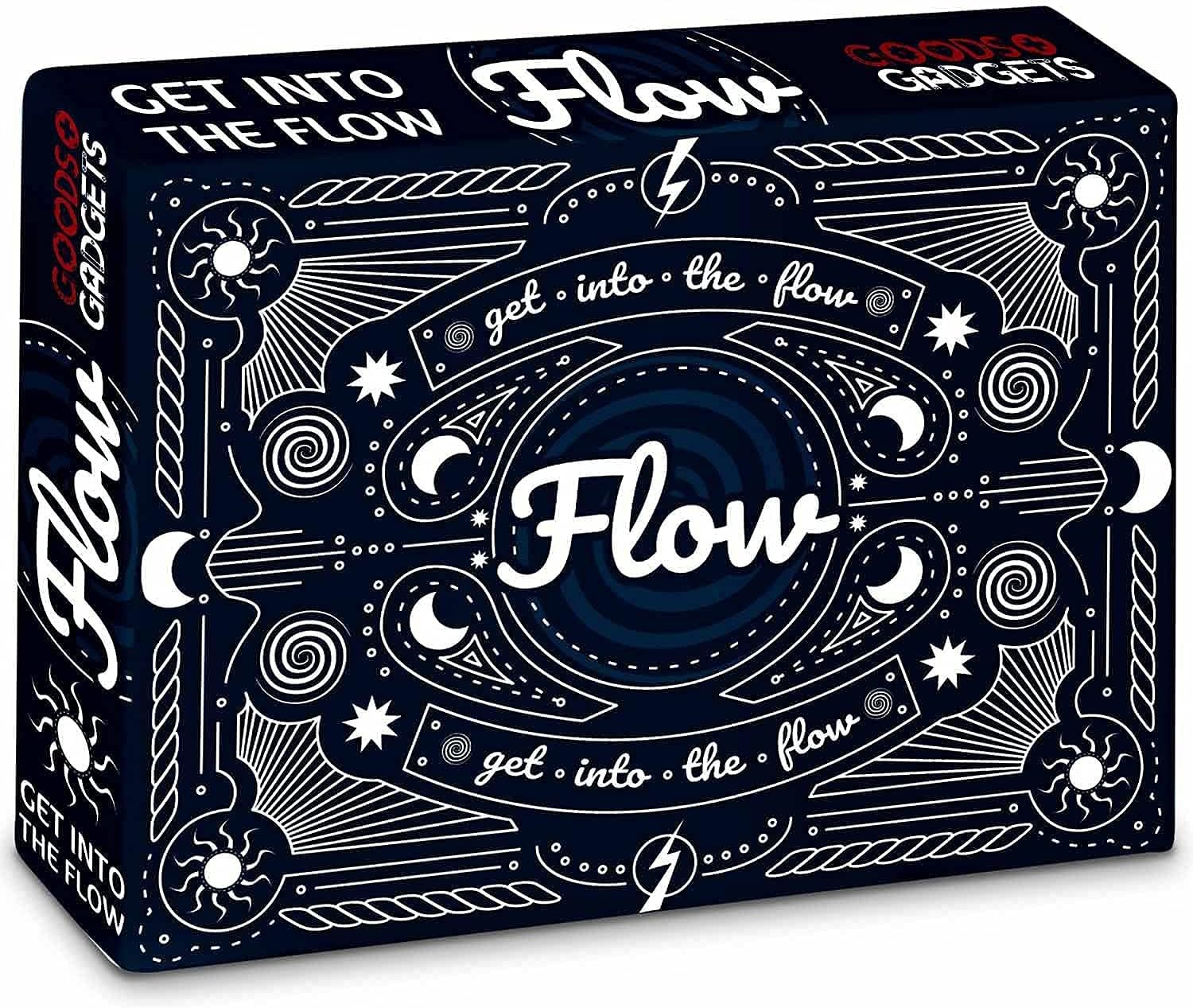 Flow Kartenspiel - Schnelles Party-Kartenspiel für 2-4 Personen