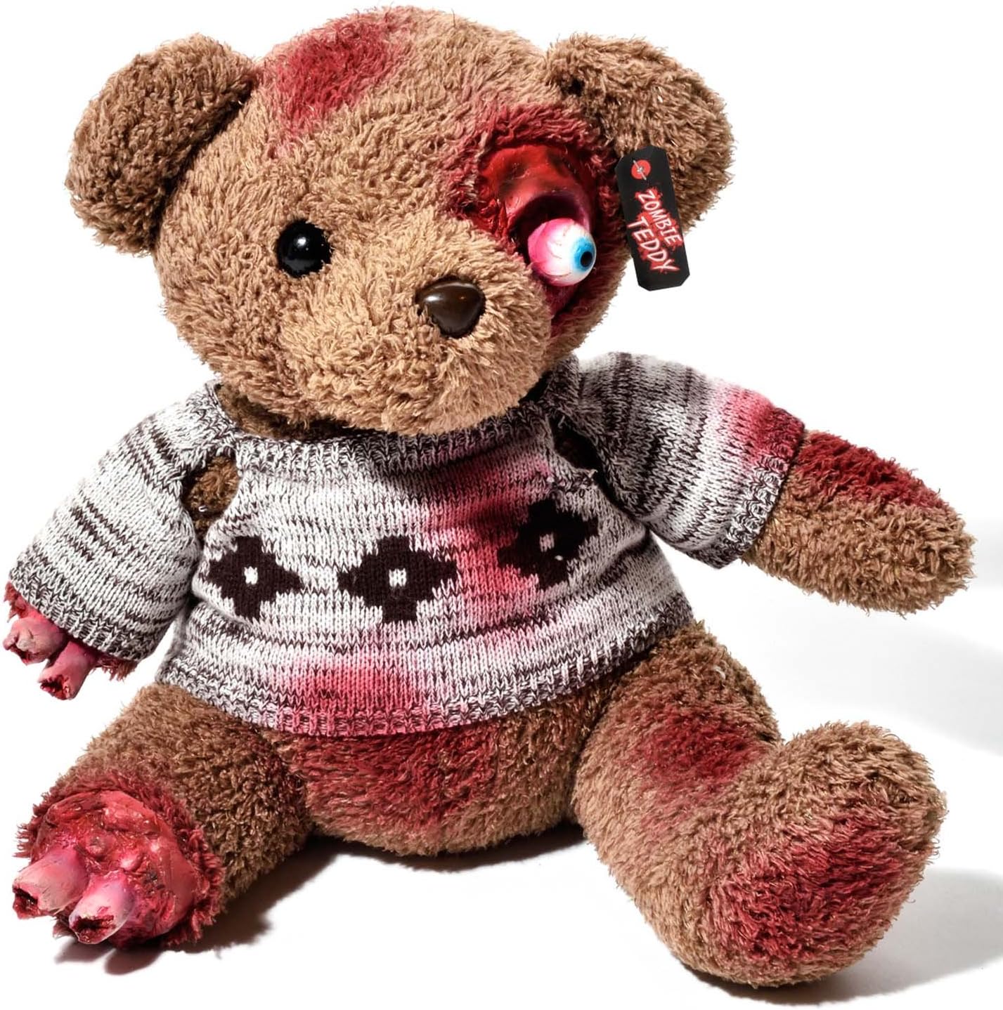 Zombie Teddybär - Gruseliger Horror-Plüsch für Halloween Fans