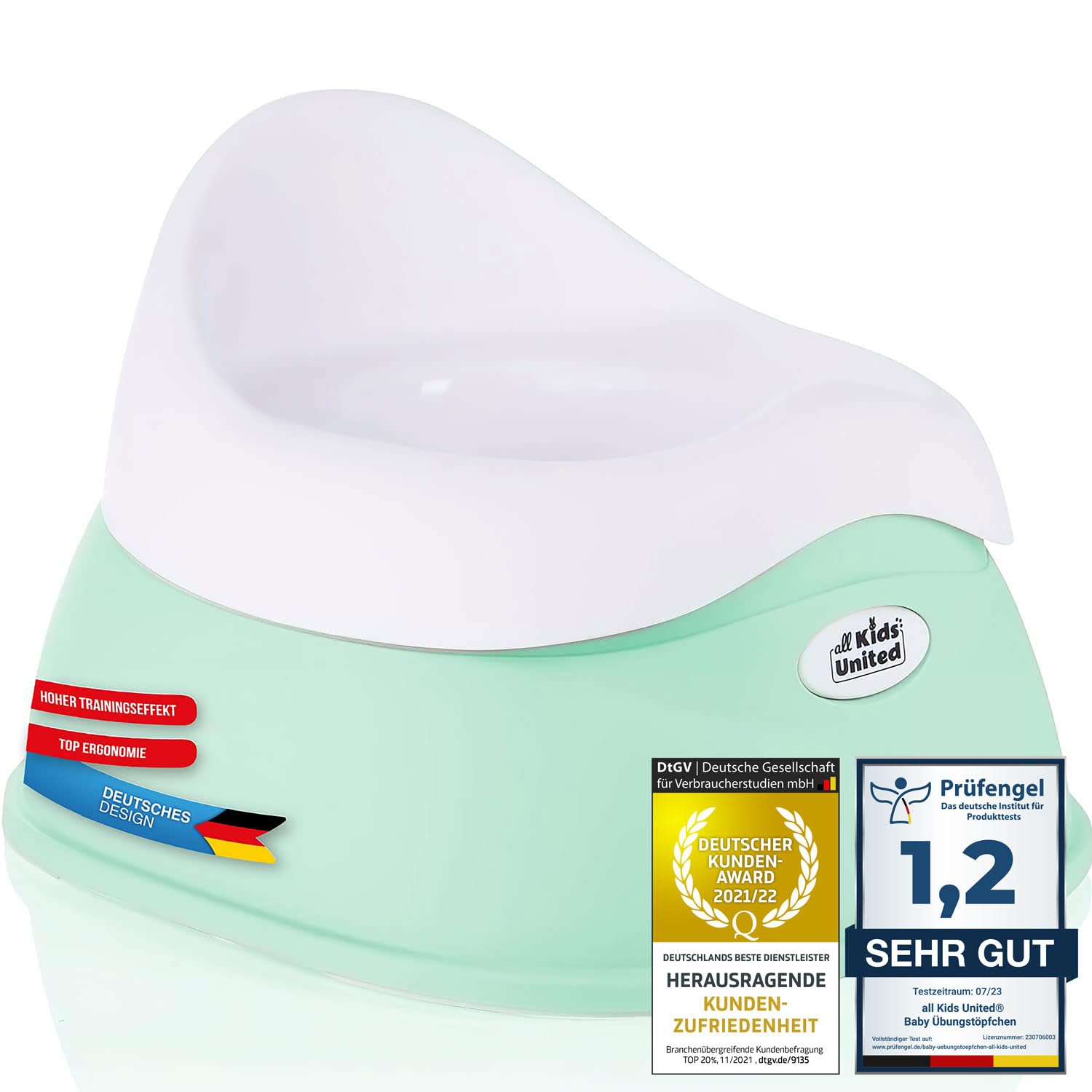 all Kids United Baby-Übungstöpfchen - Ergonomischer Toiletten-Trainer