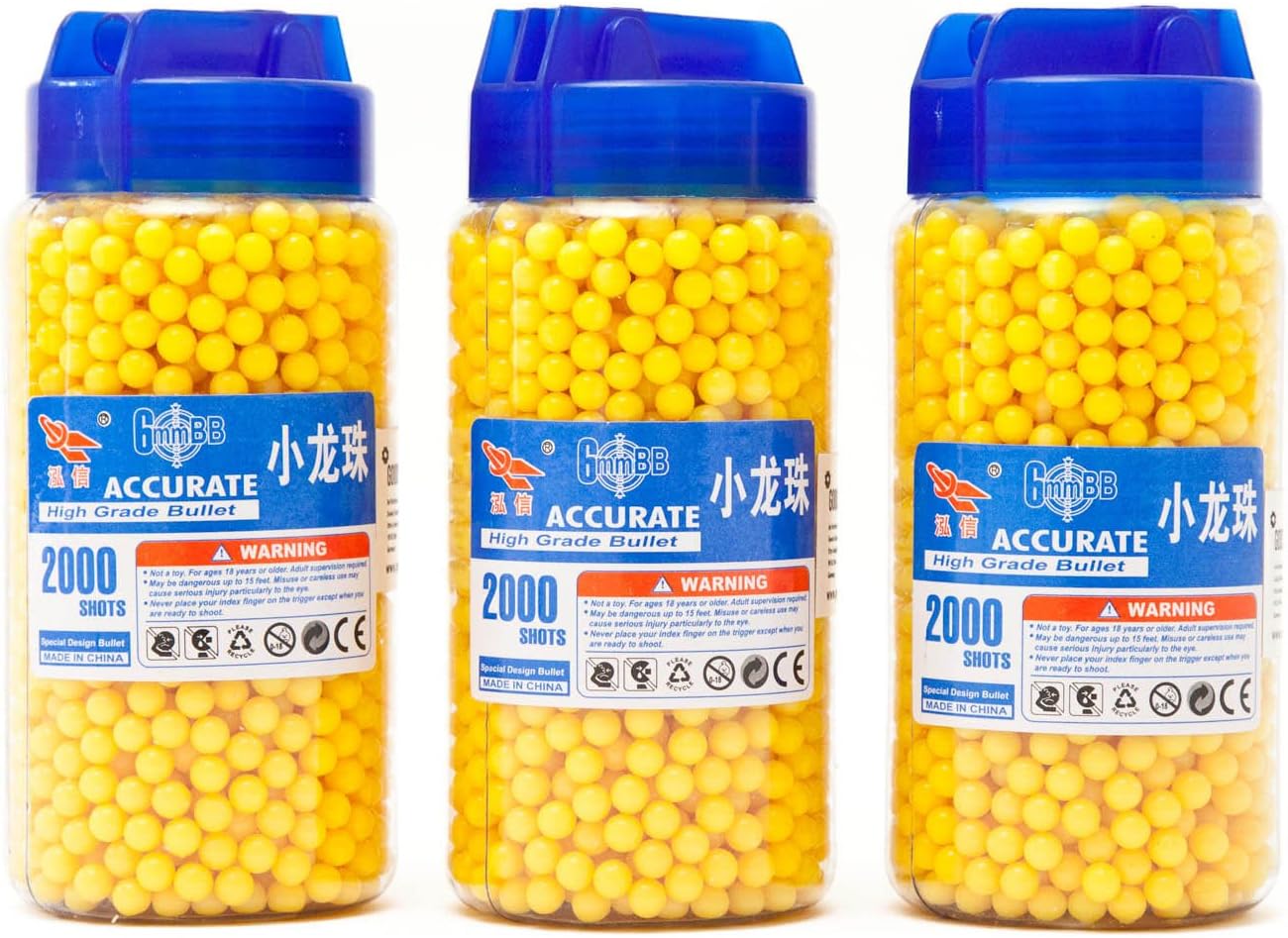 Softair Munition 6mm 0.12g – 2000 BB-Kugeln mit Speedloader