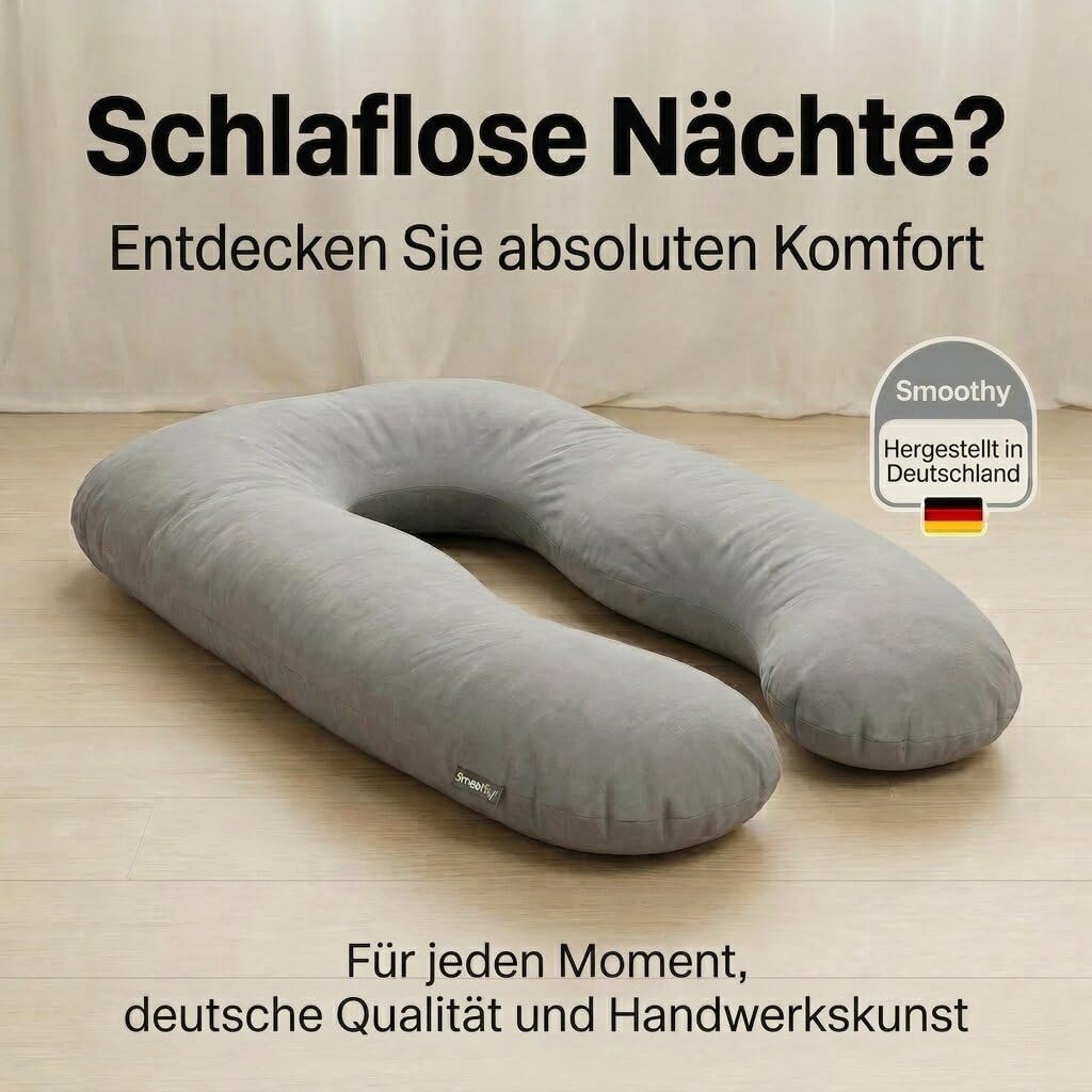 U-Form Schwangerschaftskissen & Seitenschläferkissen Stillkissen