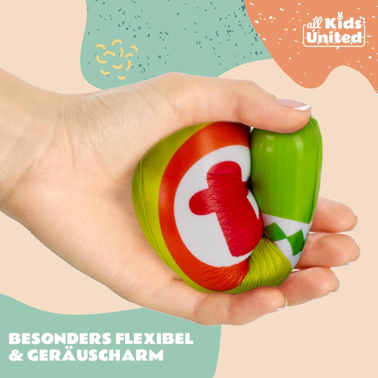 XXL Bowling Set für Kinder - 10 Weiche Kegel & 2 Bälle - Spielzeug