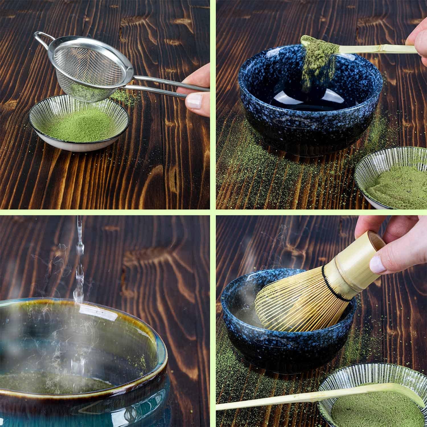 Luxus Matcha Tee-Set Deluxe - Traditionelles Teezeremonie-Set