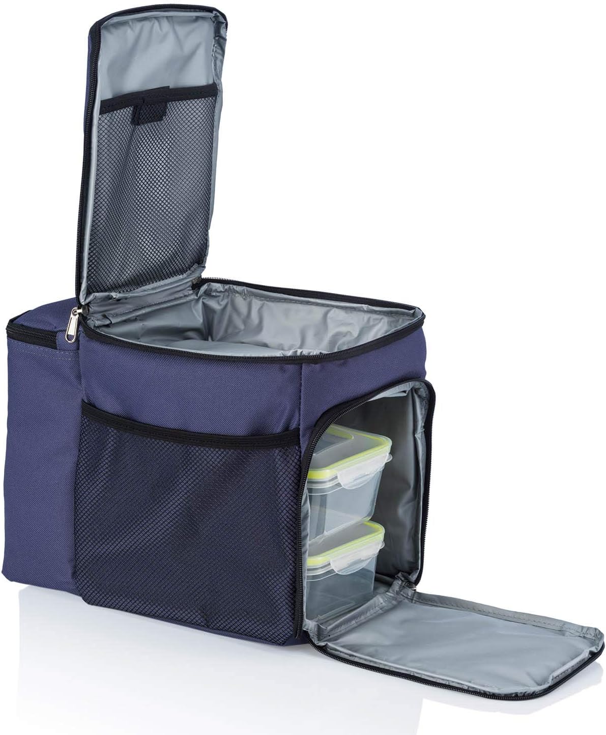 Dimono Kühltasche 15L Set inkl. 3 Frischhaltedosen Blau