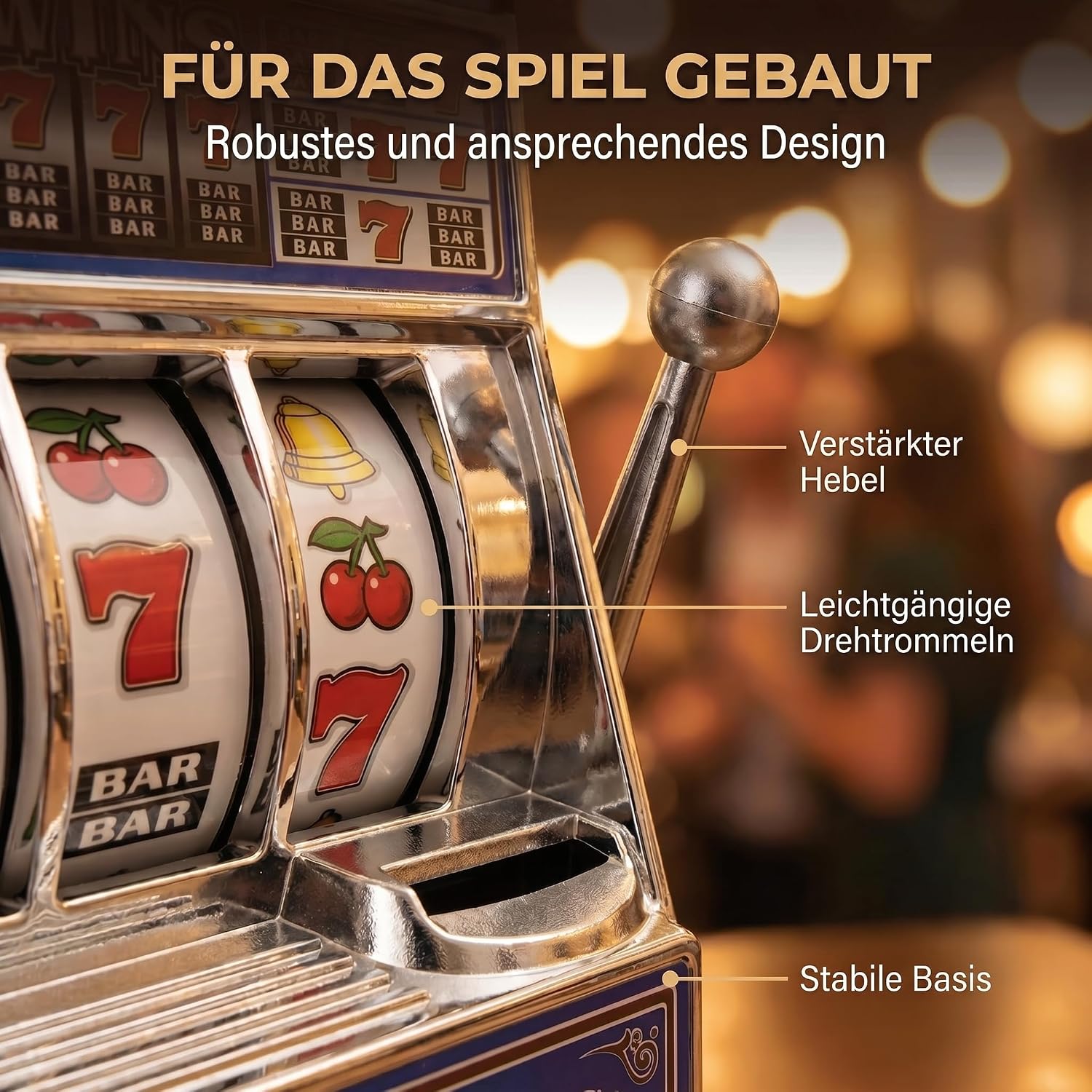 Einarmiger Bandit Slot Machine - Retro Spielautomat & Spardose