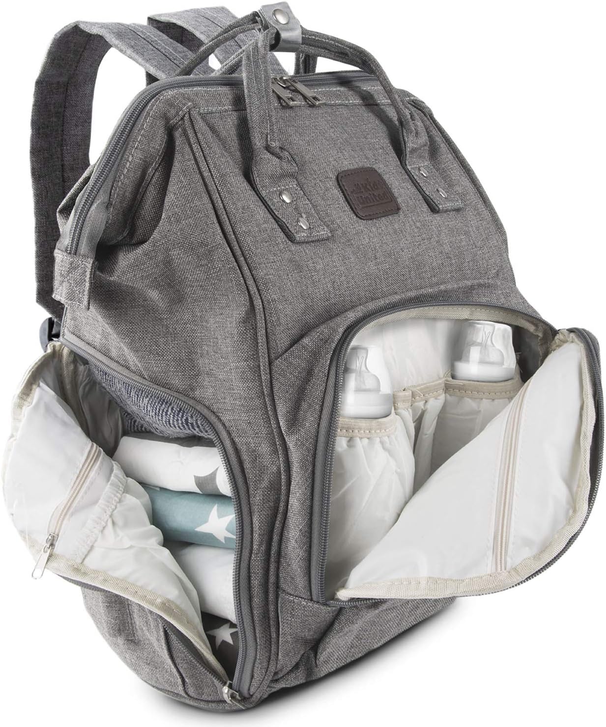 Baby Wickelrucksack Deluxe Set mit Babybett & Wickelauflage