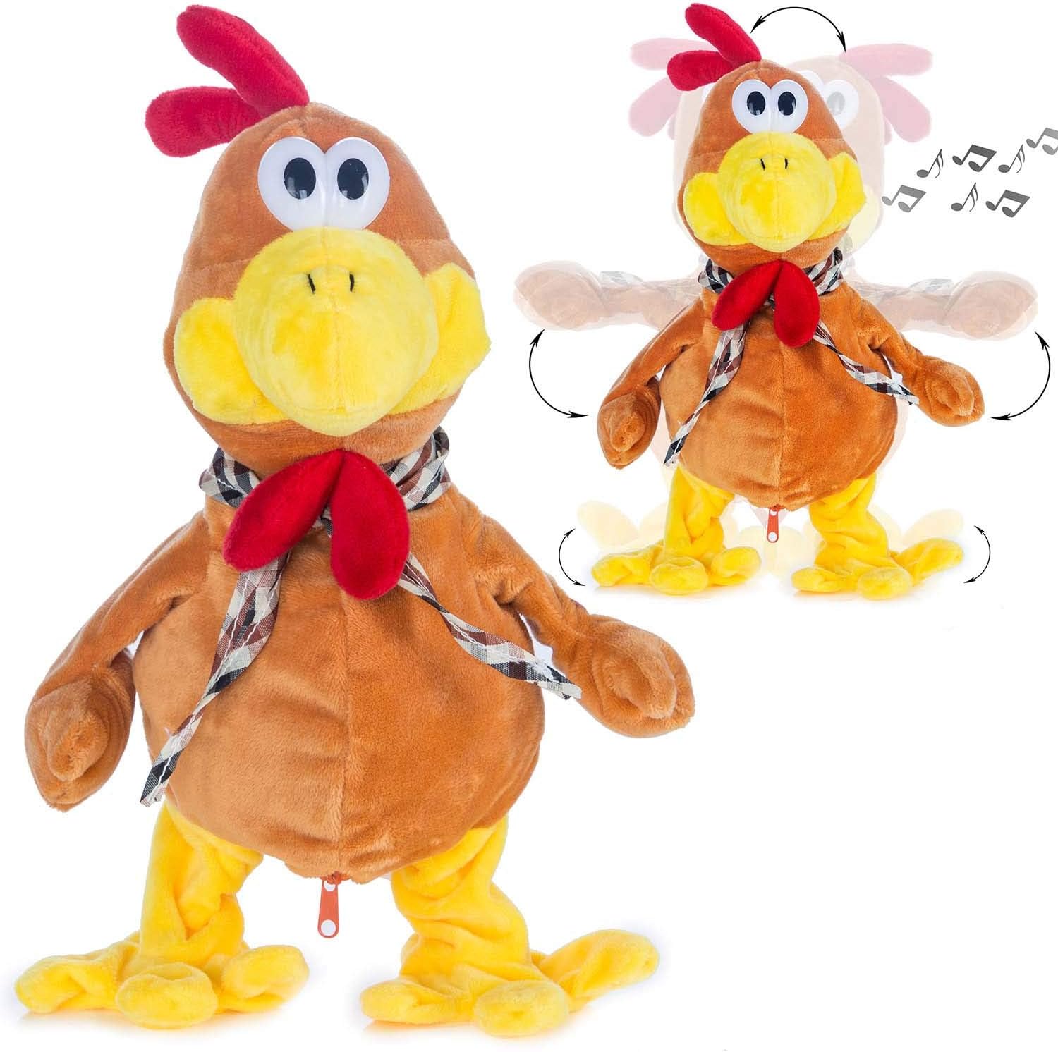 Tanzendes Plüsch-Huhn mit Musik – Lustiges Stofftier für Kinder
