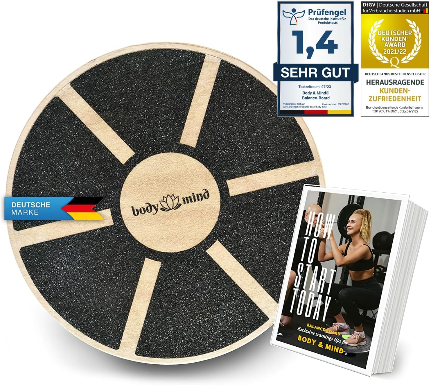 Balance-Board Deluxe – Stabiles Wackelbrett für Core & Fitness