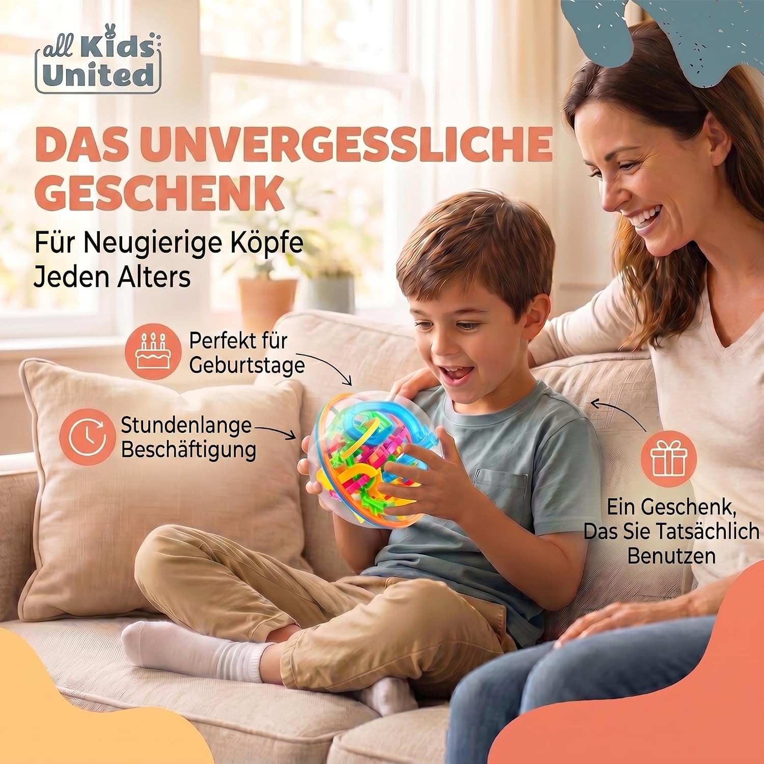 3D Kugel Labyrinth Puzzle – Magic Maze Geschicklichkeitsspiel