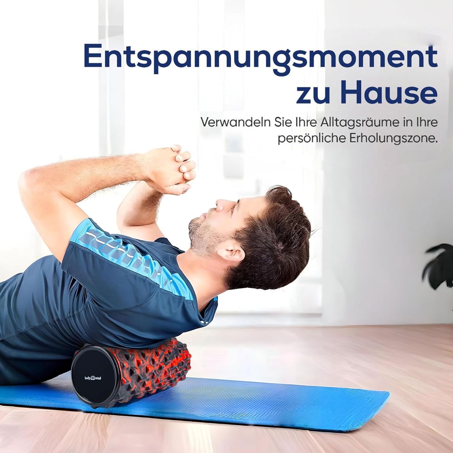 Body & Mind Faszienrolle – Massage-Rolle für Faszientraining