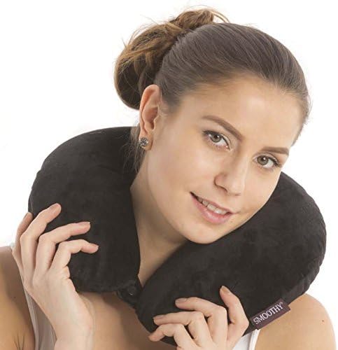 Smoothy Nackenkissen mit EPS-Perlen - Ergonomisches Reisekissen