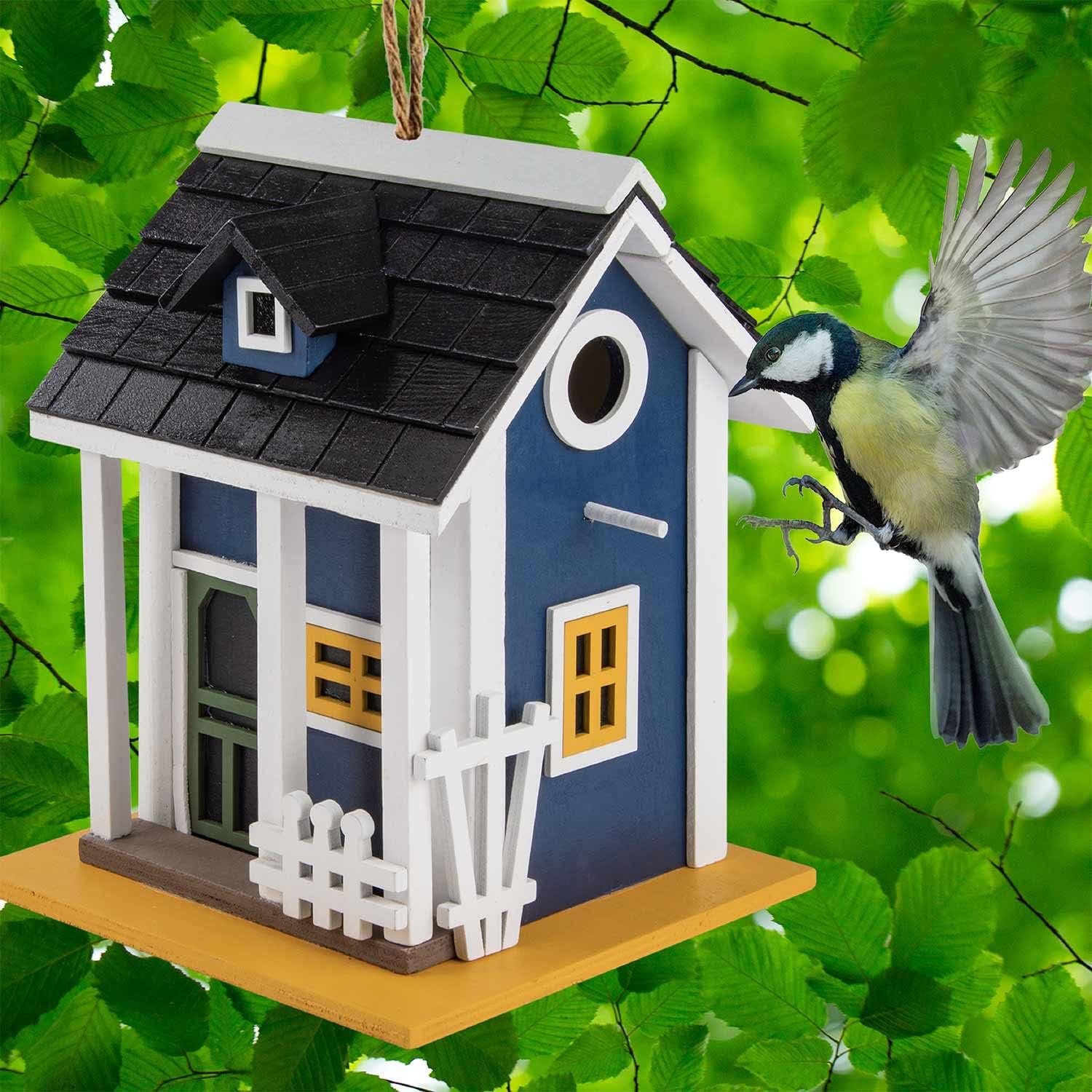 Luxus Vogelhaus im Landhaus-Stil - Fertig montiertes Futterhaus