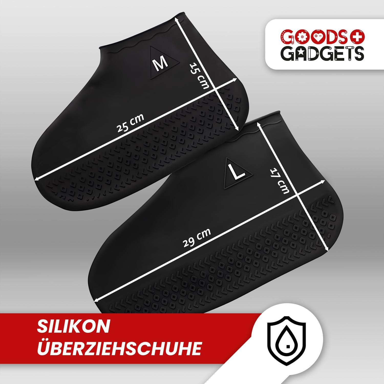 Wasserdichte Silikon-Überschuhe - Rutschfester Regenschutz