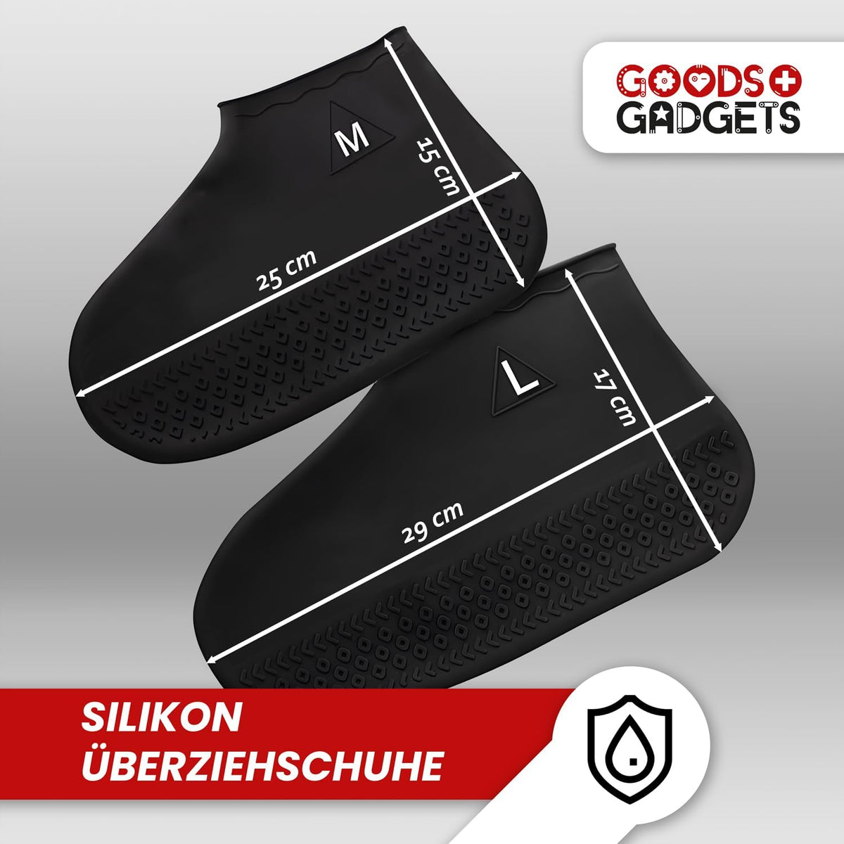 Wasserdichte Silikon-Überschuhe - Rutschfester Regenschutz