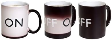 On/Off Kaffeetasse mit Thermo-Farbwechsel - Lustiger Keramikbecher