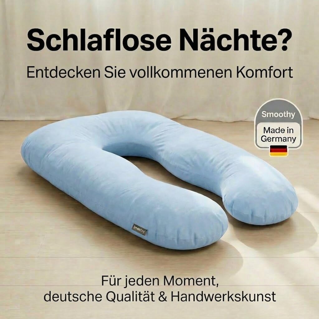 U-Form Schwangerschaftskissen & Seitenschläferkissen Stillkissen