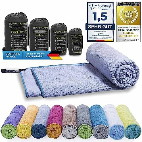 Mikrofaser Reisehandtuch 80x40 cm - Kompaktes Sporthandtuch