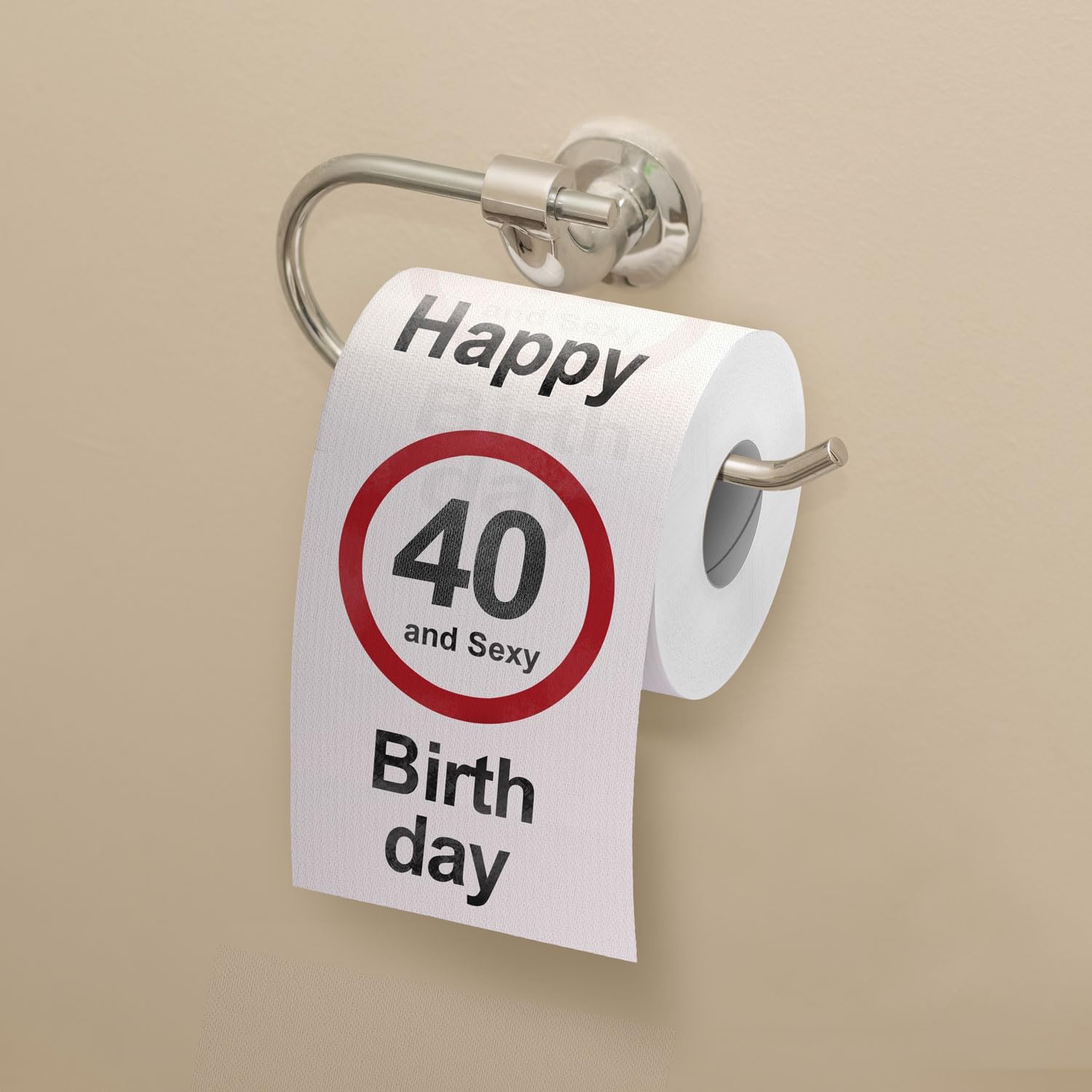 Lustiges Toilettenpapier zum 40. Geburtstag - Witziges Geschenk