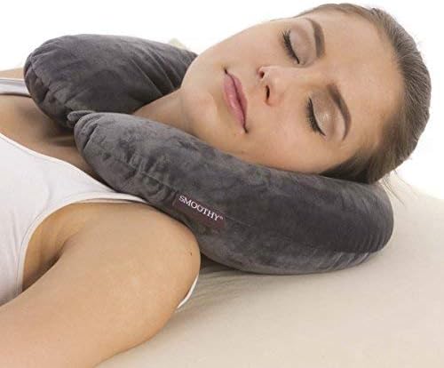 Smoothy Nackenkissen mit EPS-Perlen - Ergonomisches Reisekissen