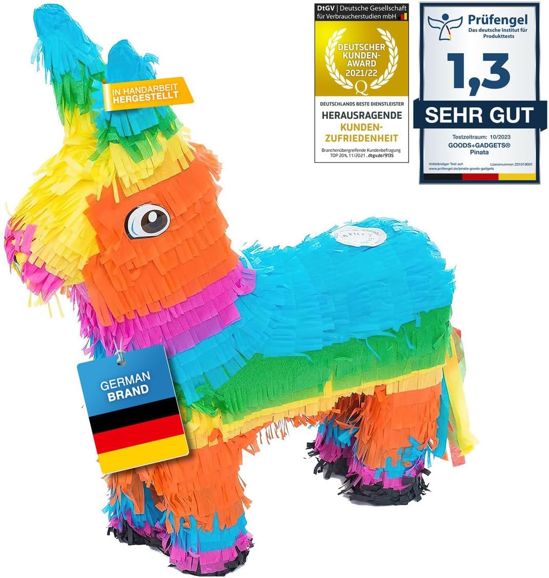 Esel Pinata zum Befüllen – Party-Spaß & Geburtstags-Deko