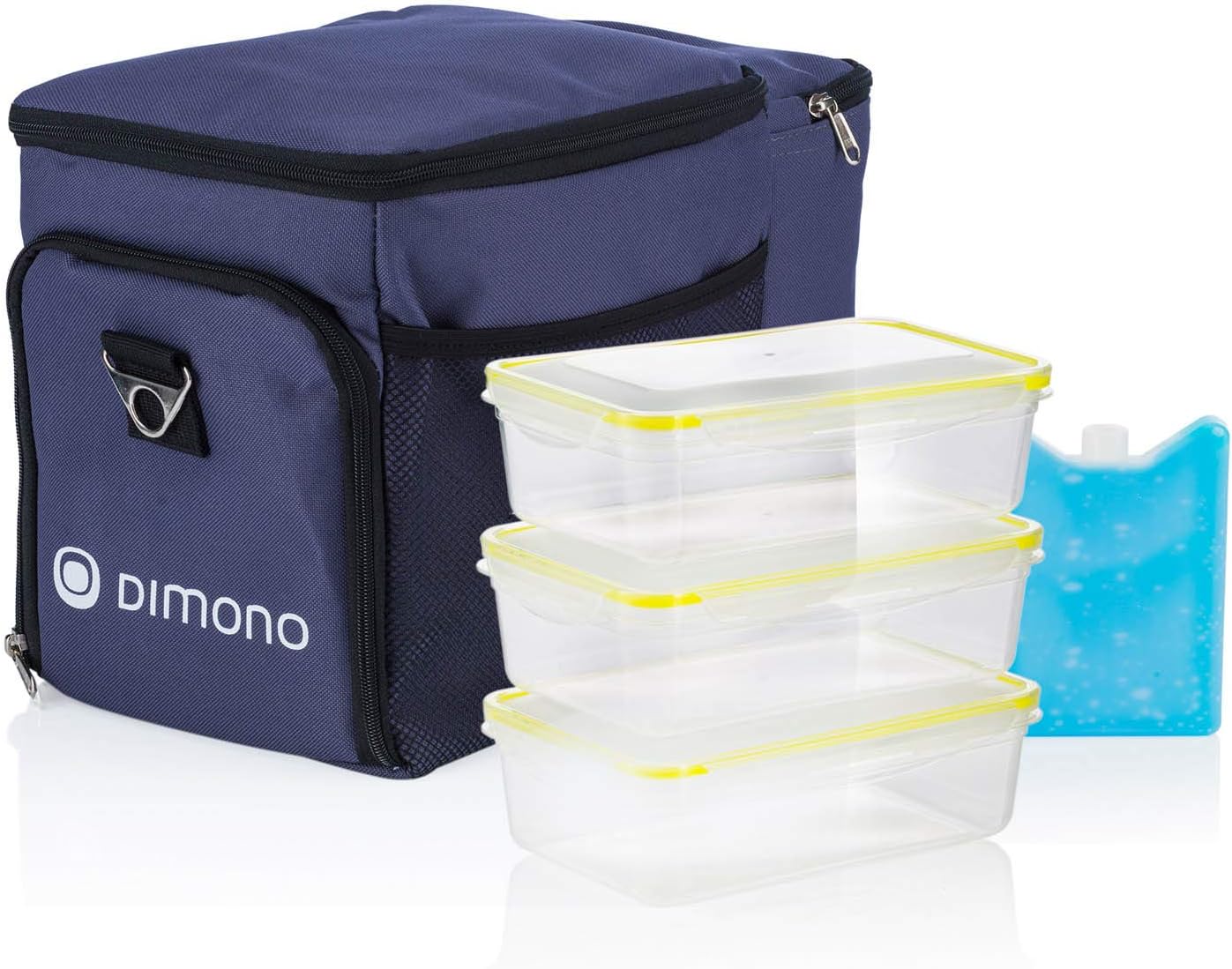 Dimono Kühltasche 15L Set inkl. 3 Frischhaltedosen Blau