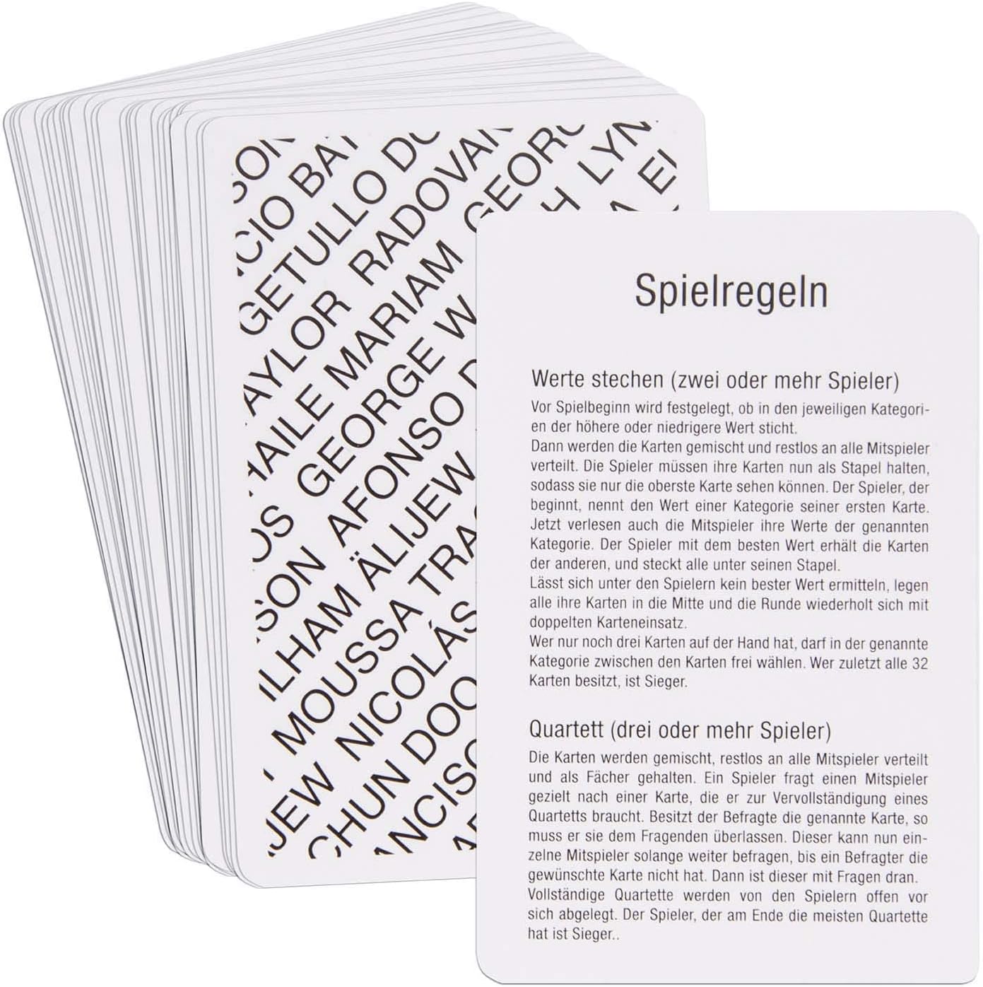 Diktatoren Quartett – Witziges Tyrannen Kartenspiel für Erwachsene