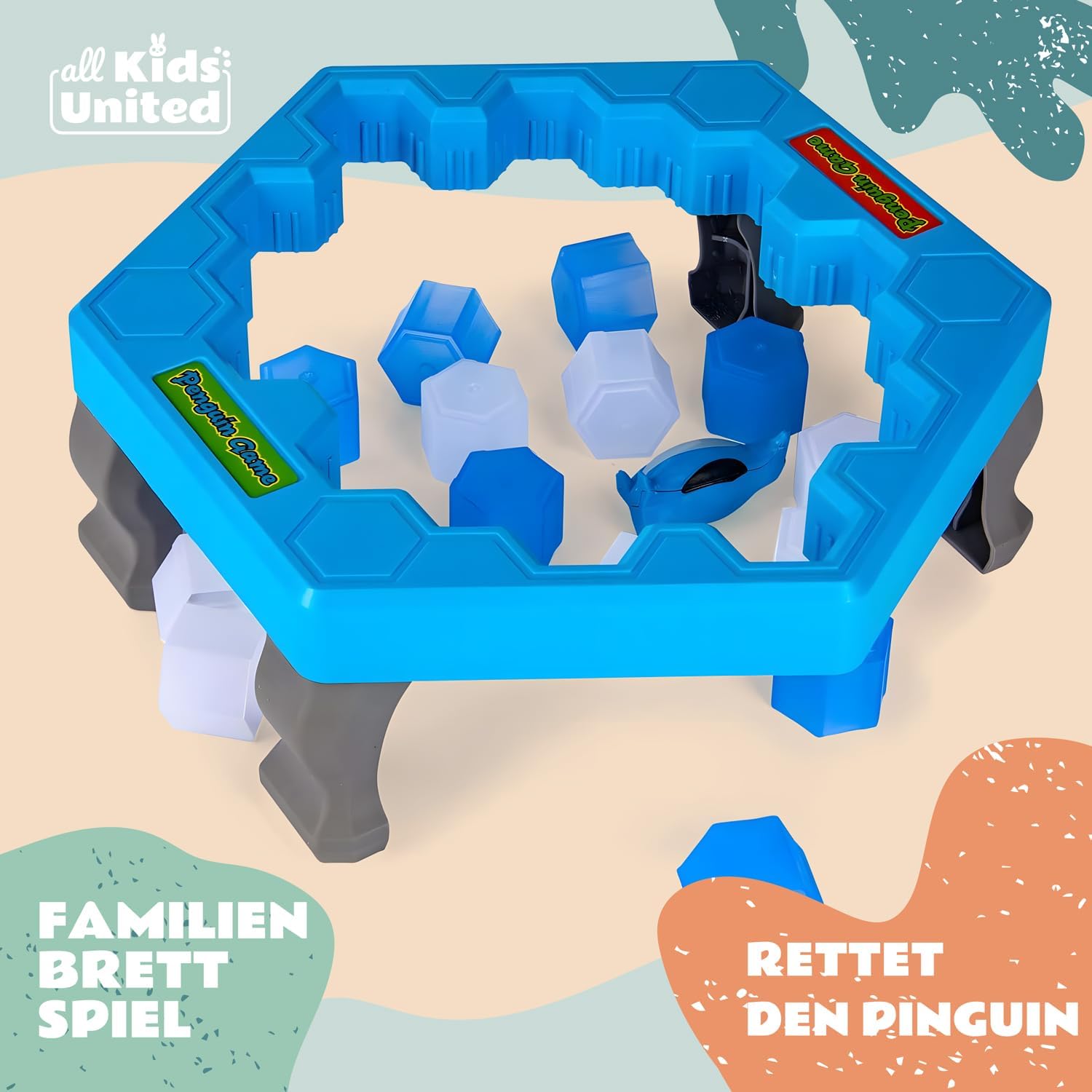 Pinguins on Ice - Eisbrecher-Brettspiel für Kinder & Familie