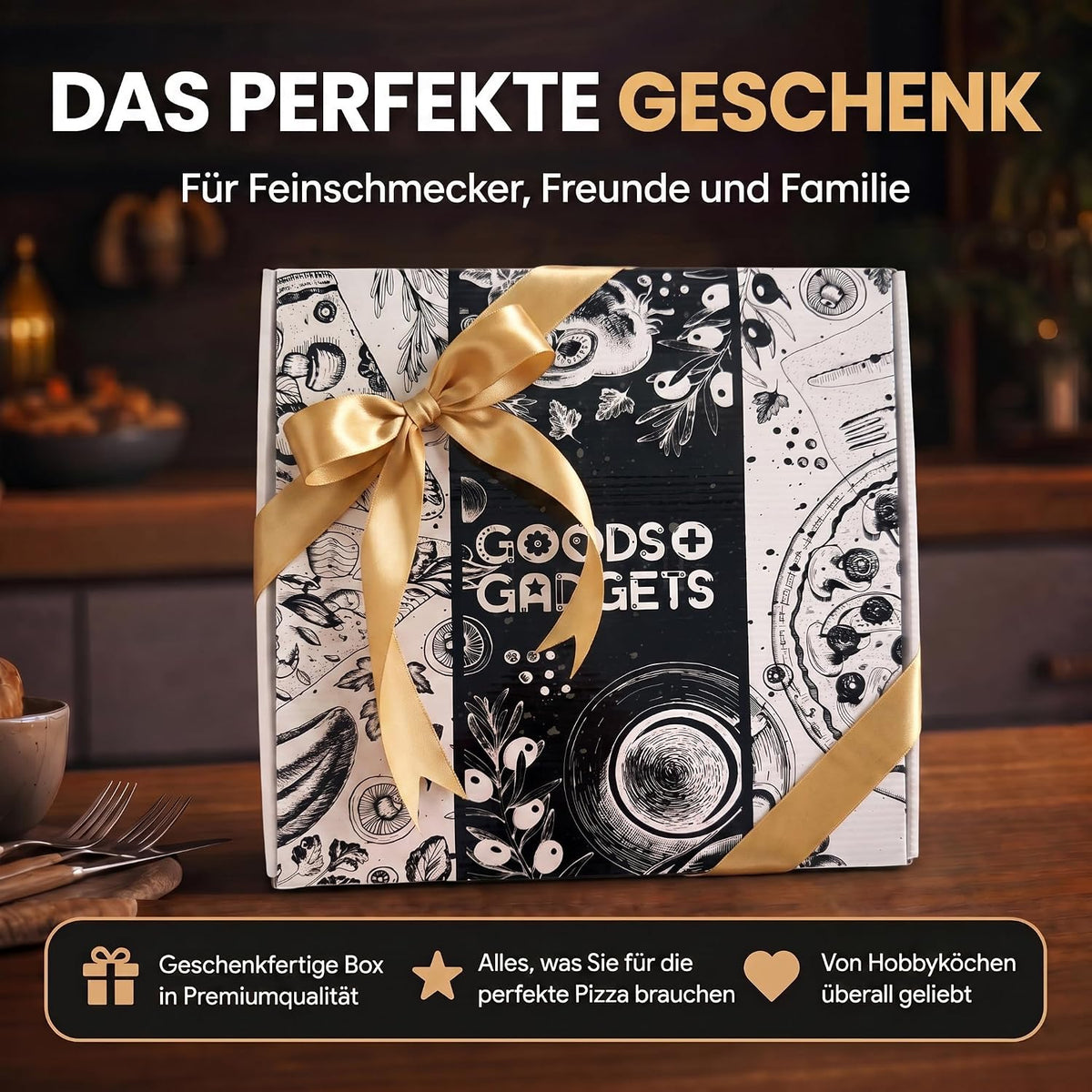 Pizzastein für Backofen & Gasgrill - Brotbackstein
