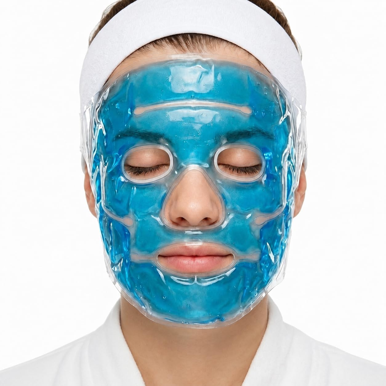 Feluna Gel Gesichtsmaske – Kühlende & Wärmende Entspannungsmaske