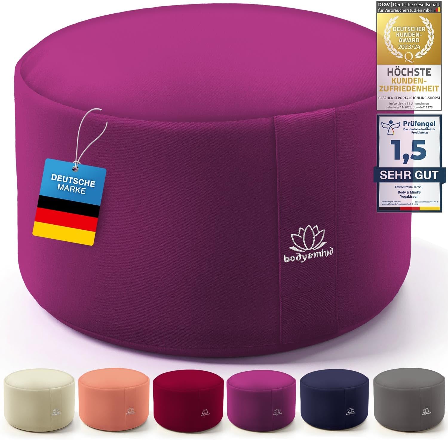Yoga Meditationskissen - Ergonomisches Bodenkissen zur Entspannung