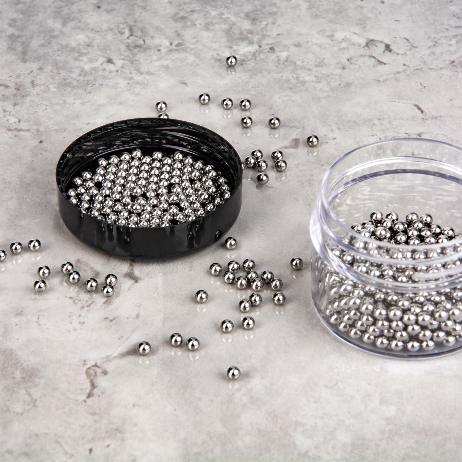 1000 Reinigungskugeln aus Edelstahl Reinigungsperlen für Glasgefäße