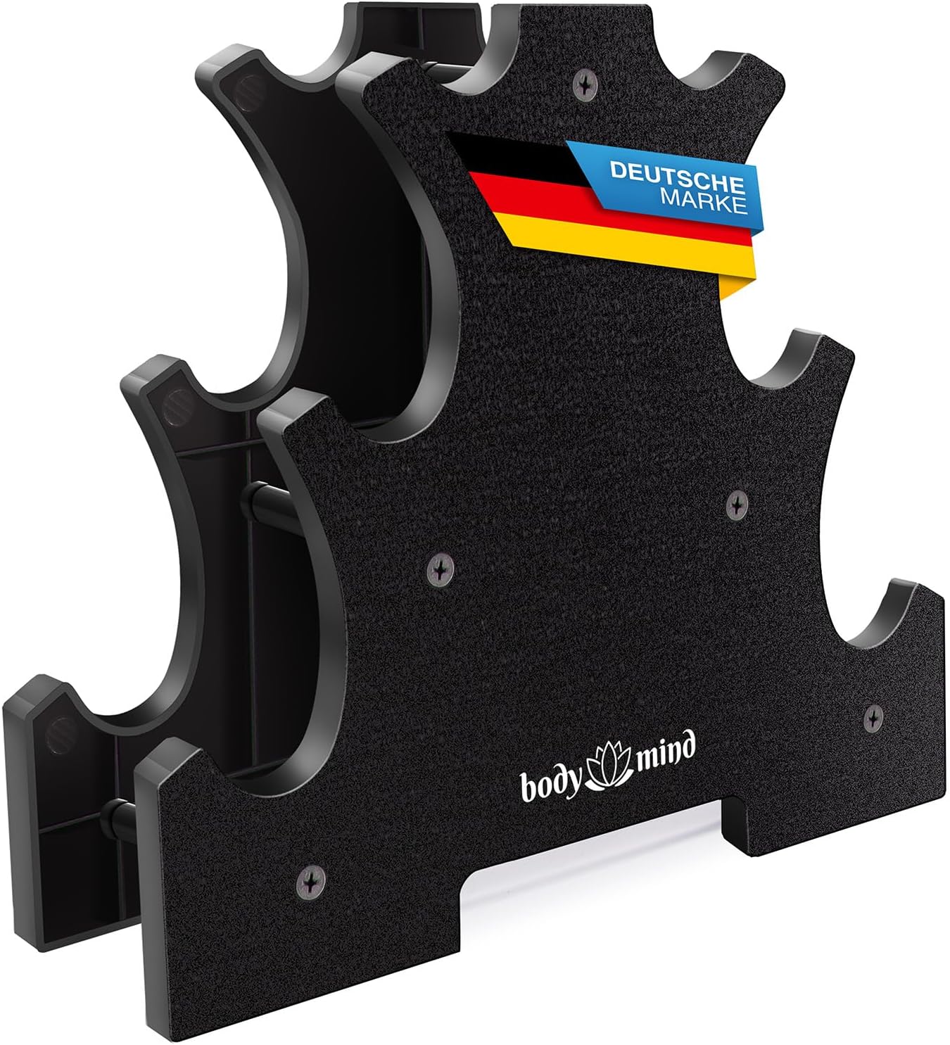 Body & Mind Hantelständer für 10 Kurzhanteln – Stabiles Hantel-Rack