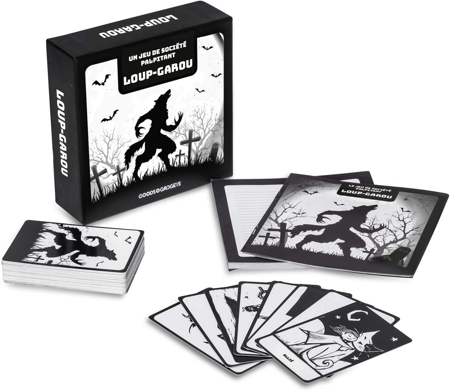 Werwolf Deluxe Edition - Gesellschaftsspiel für große Gruppen