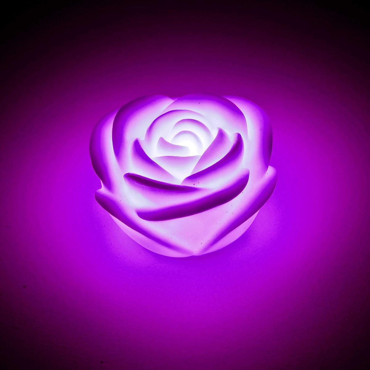 LED Rose 3er Set - Romantische Tischdeko mit Farbwechsel