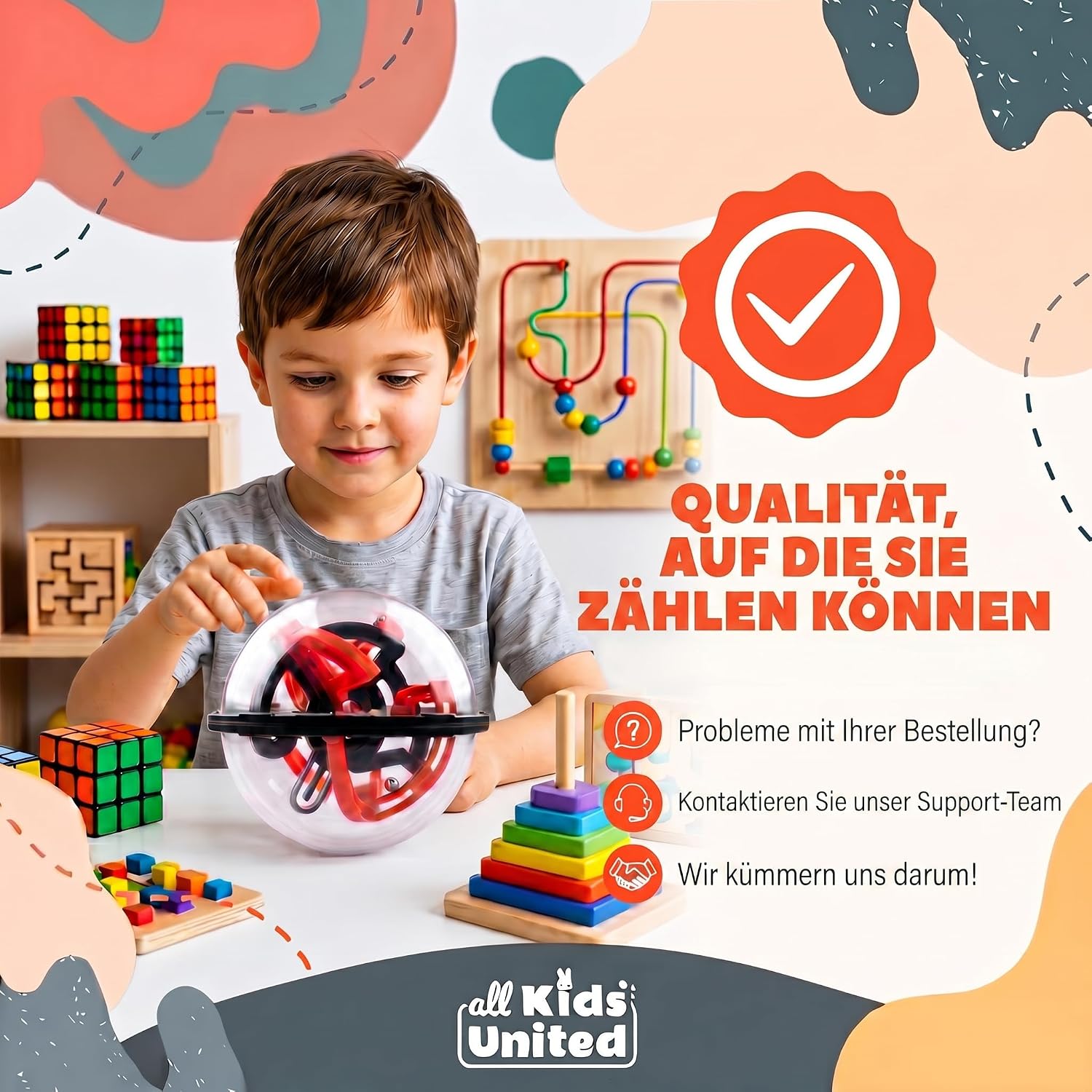 3D Kugel Labyrinth Puzzle – Magic Maze Geschicklichkeitsspiel