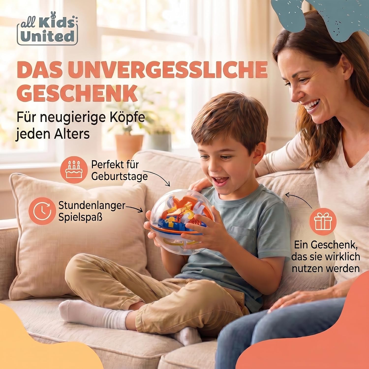3D Kugel Labyrinth Puzzle – Magic Maze Geschicklichkeitsspiel